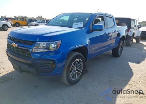 2021 Chevrolet Colorado 4Wd Short Box Wt from USA, damaged, VIN 1GCGTBEN7M1168143